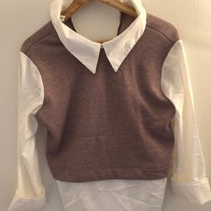 BOUTIQUE BRAND formal sweater shirt. Size SMALL.
